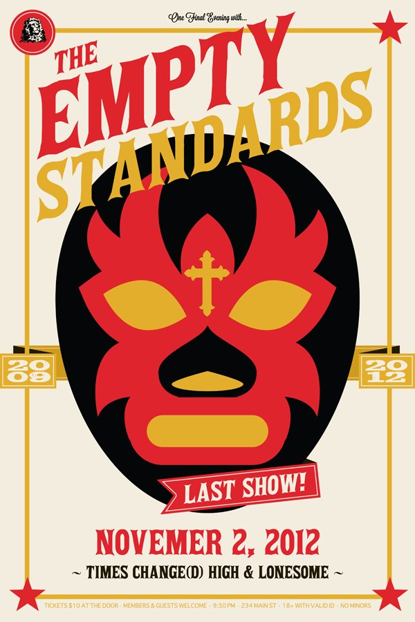 Empty Standards filal show poster